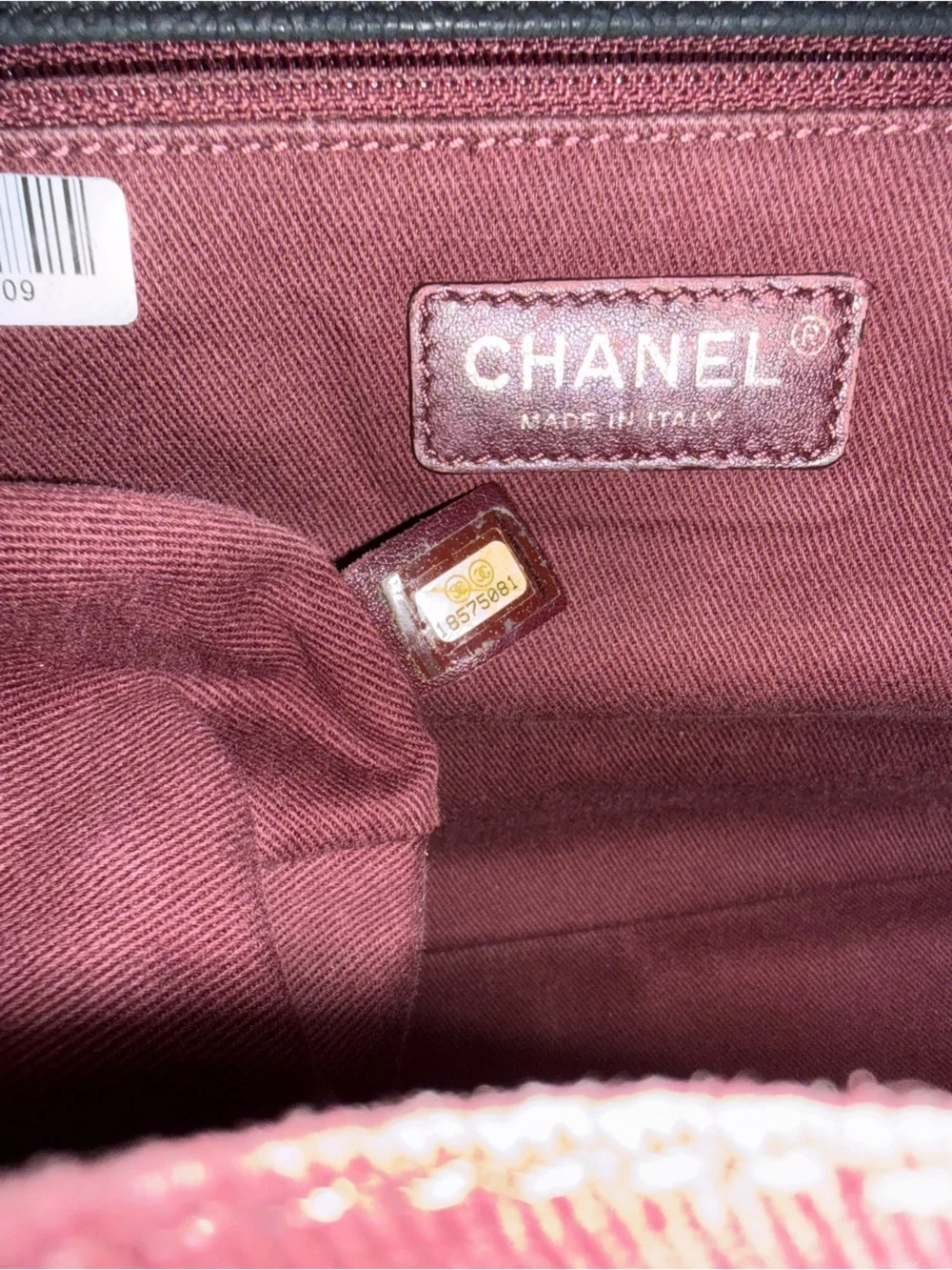 CHANEL Cruise Iridescent Black Caviar Leather Classic Flap Top Handle Kelly Bag